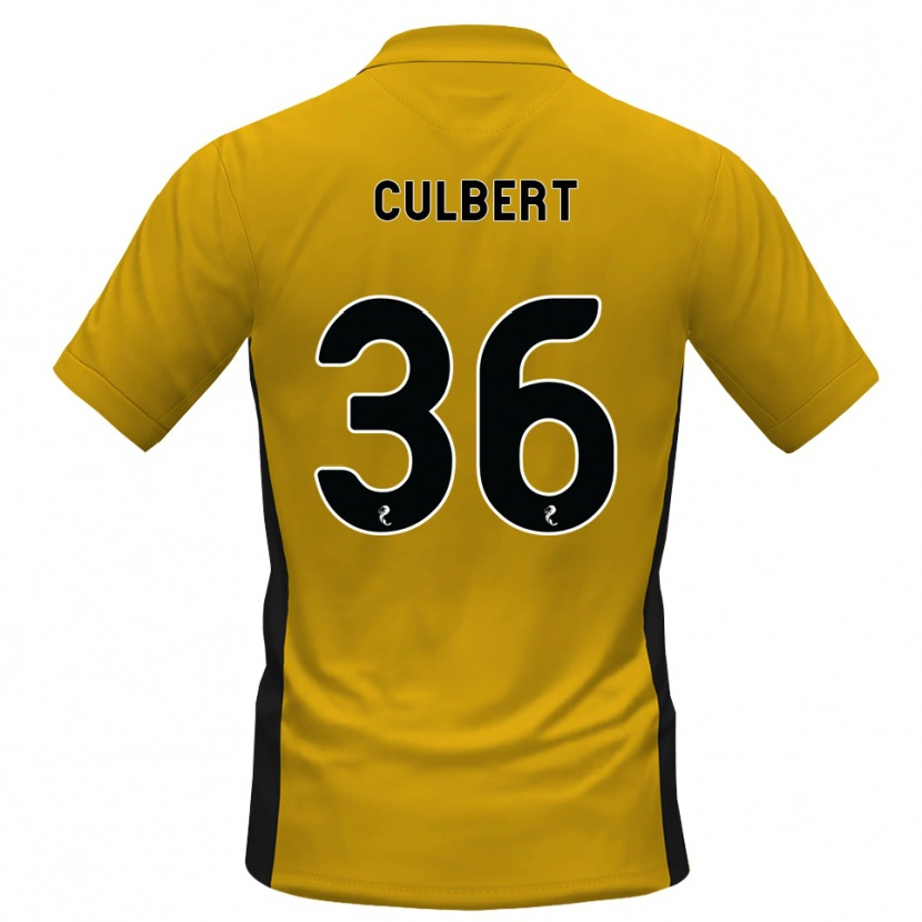 Danxen Mulher Camisola Sam Culbert #36 Laranja Preto Principal 2026/27 Camisa