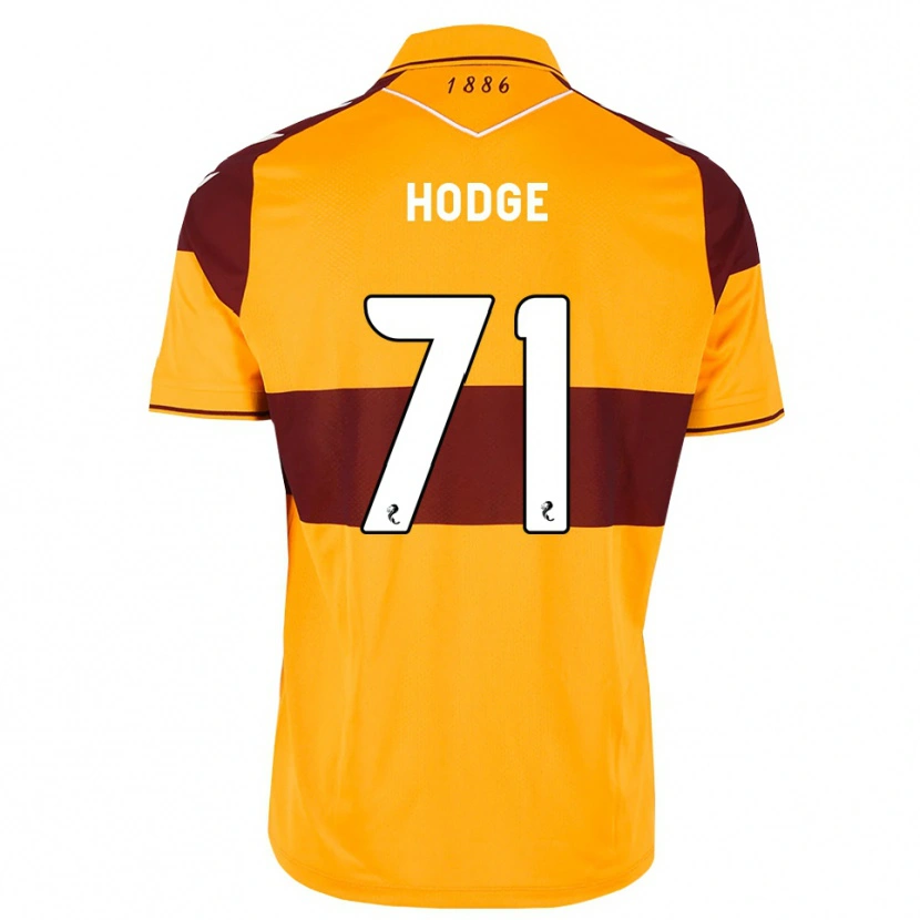 Danxen Mulher Camisola Joe Hodge #71 Marrom Laranja Principal 2026/27 Camisa