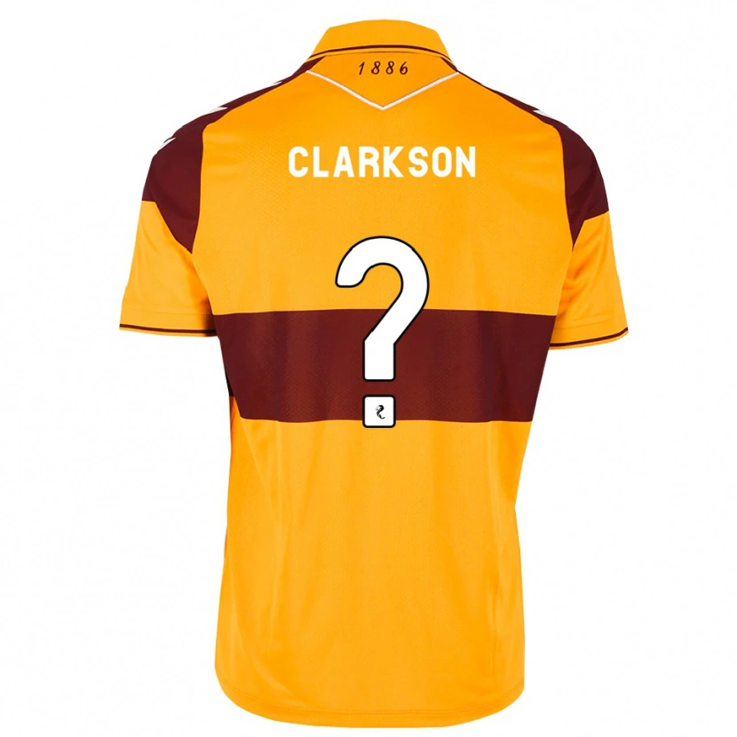 Danxen Mulher Camisola Joshua Clarkson #0 Marrom Laranja Principal 2026/27 Camisa
