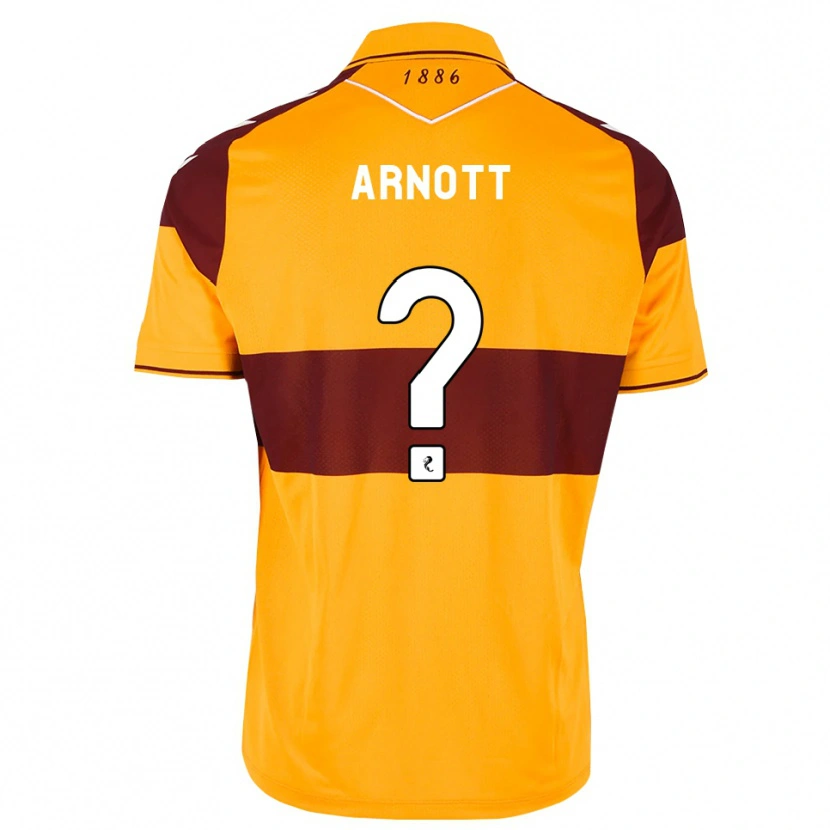 Danxen Mulher Camisola Andrew Arnott #0 Marrom Laranja Principal 2026/27 Camisa