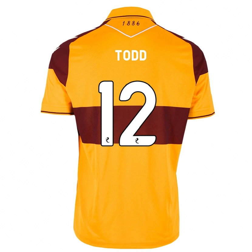 Danxen Mulher Camisola Rachel Todd #12 Marrom Laranja Principal 2026/27 Camisa