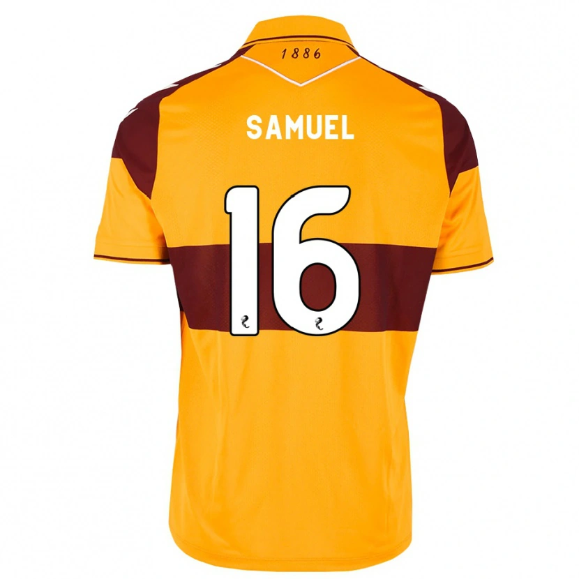 Danxen Mulher Camisola Evan Samuel #16 Marrom Laranja Principal 2026/27 Camisa