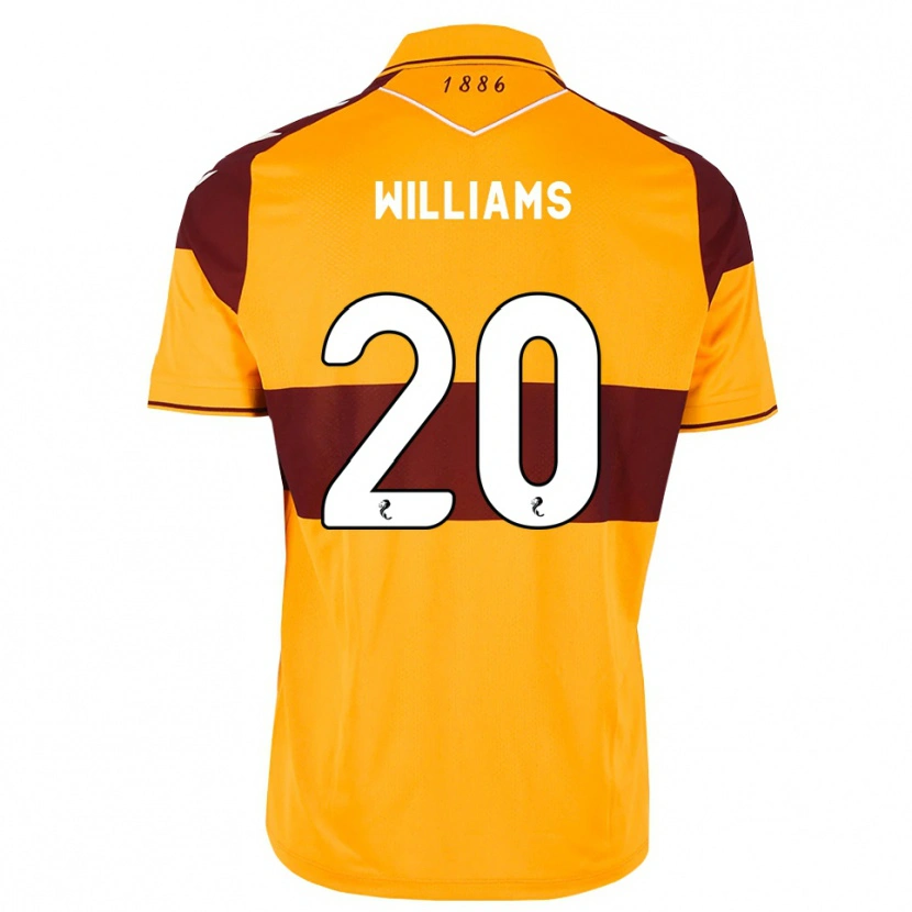 Danxen Mulher Camisola Dylan Williams #20 Marrom Laranja Principal 2026/27 Camisa