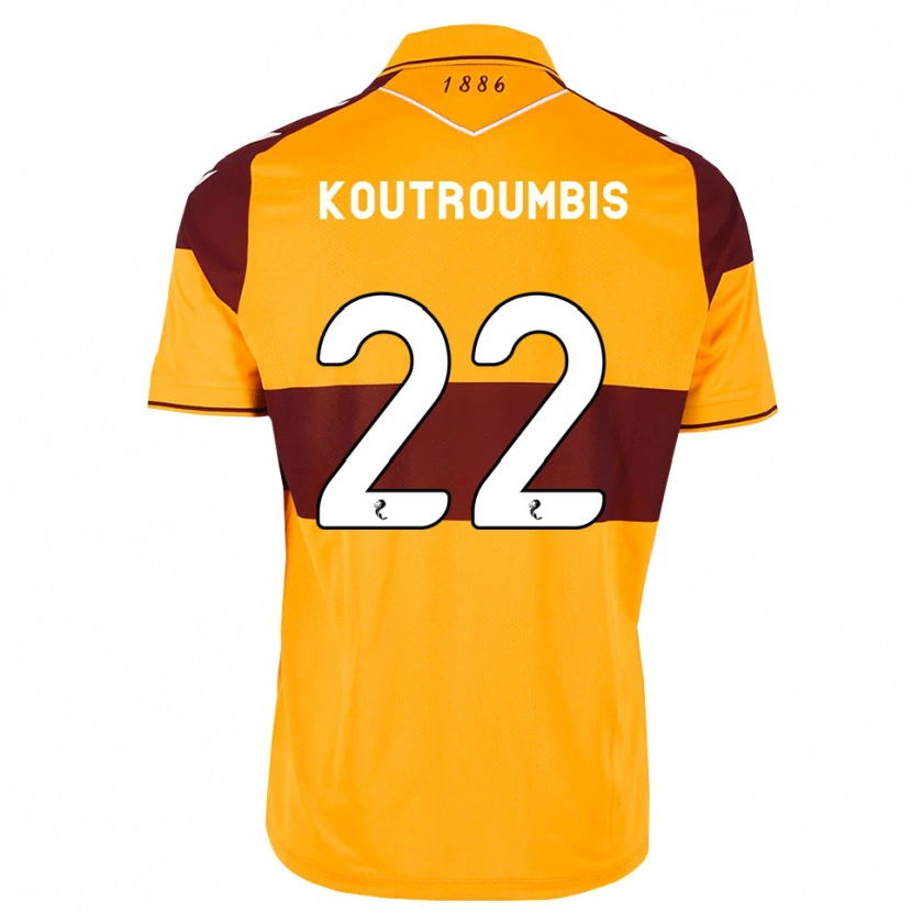 Danxen Mulher Camisola John Koutroumbis #22 Marrom Laranja Principal 2026/27 Camisa