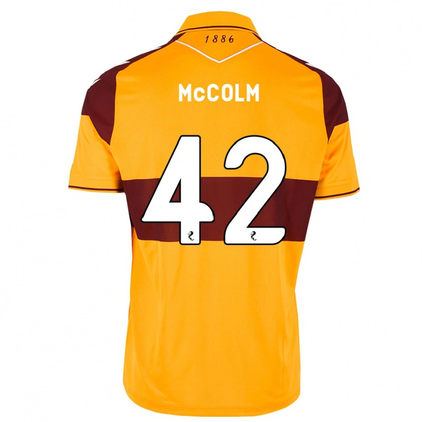 Danxen Mulher Camisola Rocco Mccolm #42 Marrom Laranja Principal 2026/27 Camisa