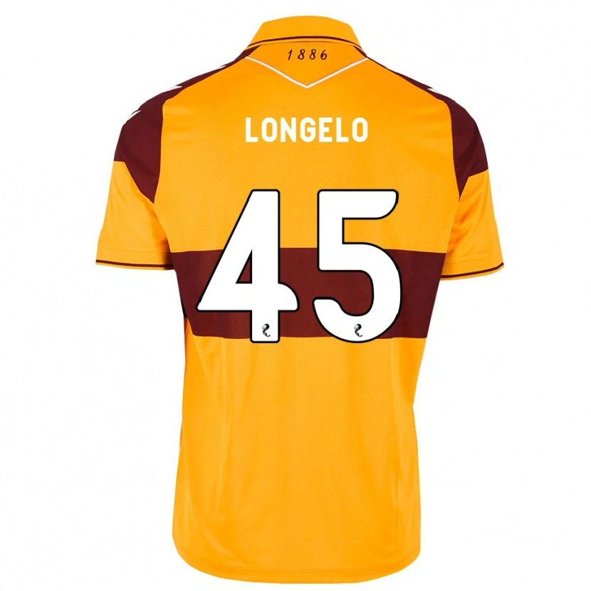 Danxen Mulher Camisola Emmanuel Longelo #45 Marrom Laranja Principal 2026/27 Camisa