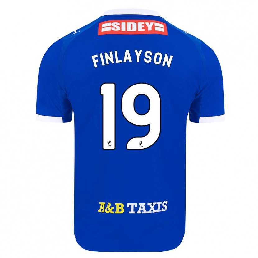 Danxen Mulher Camisola Danny Finlayson #19 Azul Vermelho Amarelo Principal 2026/27 Camisa