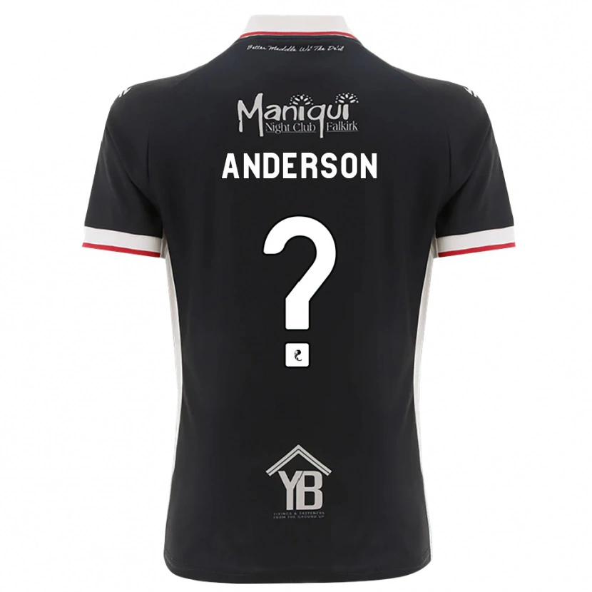 Danxen Mulher Camisola Brogan Anderson #0 Preto Branco Vermelho Principal 2026/27 Camisa