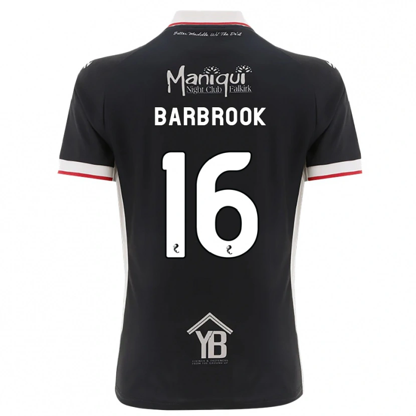 Danxen Mulher Camisola Finley Barbrook #16 Preto Branco Vermelho Principal 2026/27 Camisa