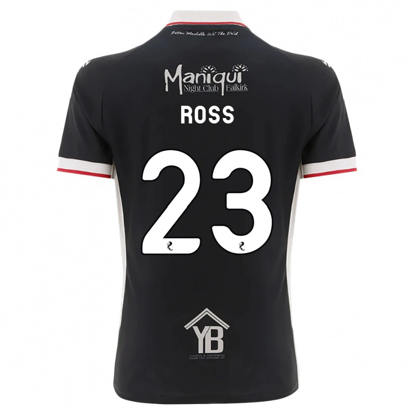 Danxen Mulher Camisola Ethan Ross #23 Preto Branco Vermelho Principal 2026/27 Camisa