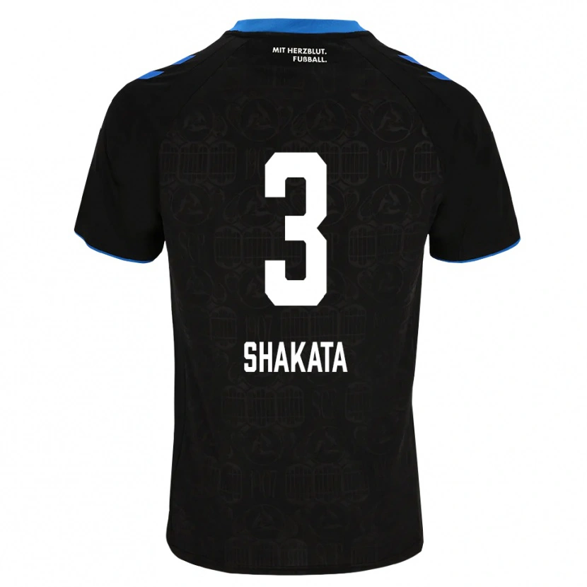 Danxen Mulher Camisola Haruto Shakata #3 Preto Branco Vermelho Principal 2026/27 Camisa