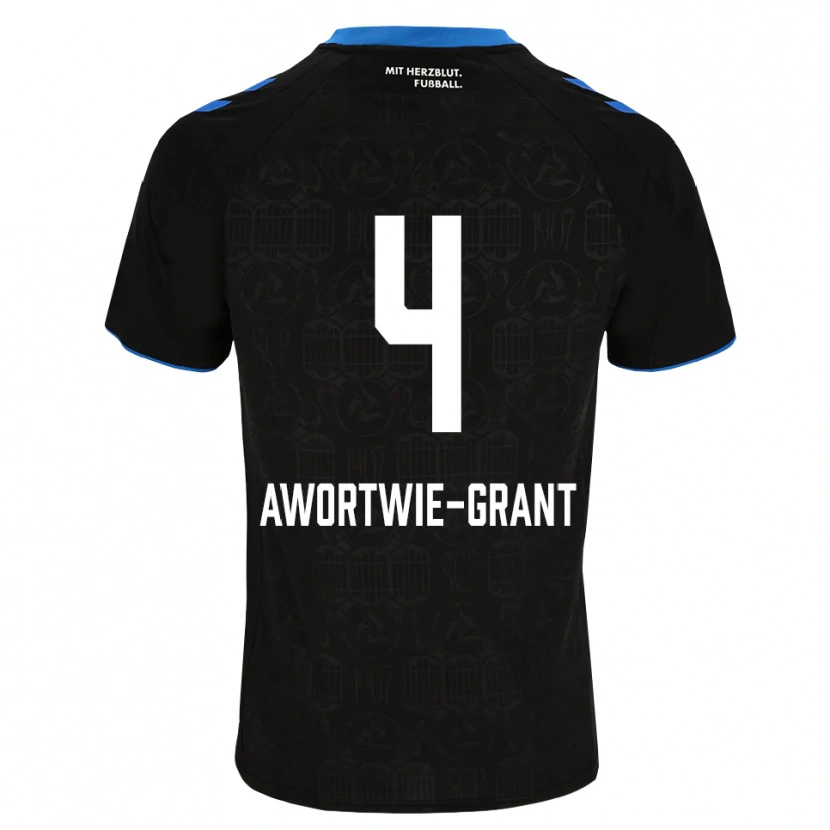 Danxen Mulher Camisola Nyamekye Awortwie-Grant #4 Preto Branco Vermelho Principal 2026/27 Camisa