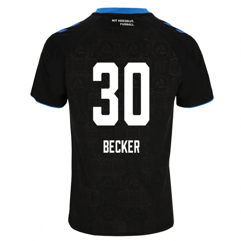 Danxen Mulher Camisola Mark Becker #30 Preto Branco Vermelho Principal 2026/27 Camisa