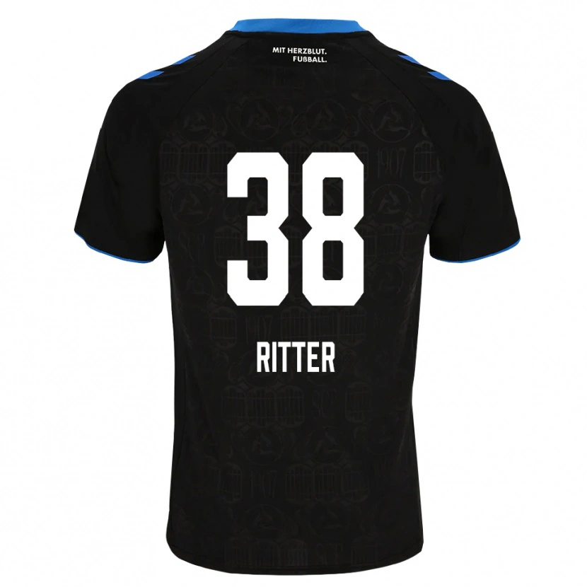 Danxen Mulher Camisola Max Ritter #38 Preto Branco Vermelho Principal 2026/27 Camisa