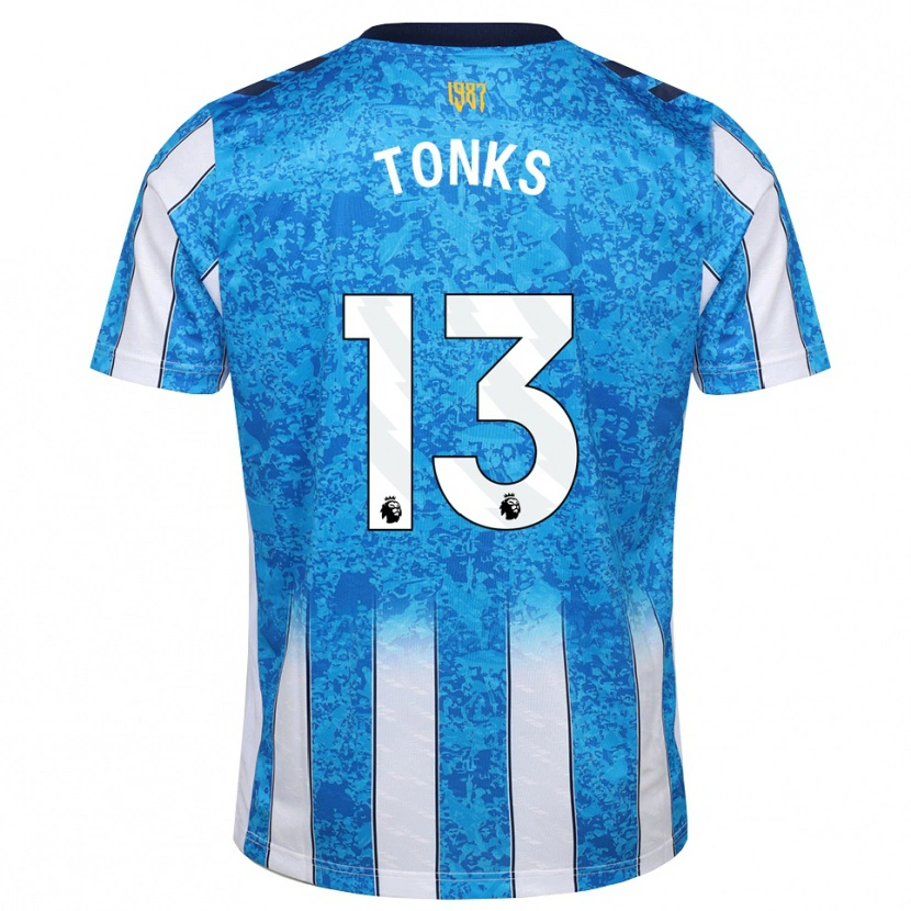 Danxen Mulher Camisola Harrison Tonks #13 Branco Azul Laranja Principal 2026/27 Camisa