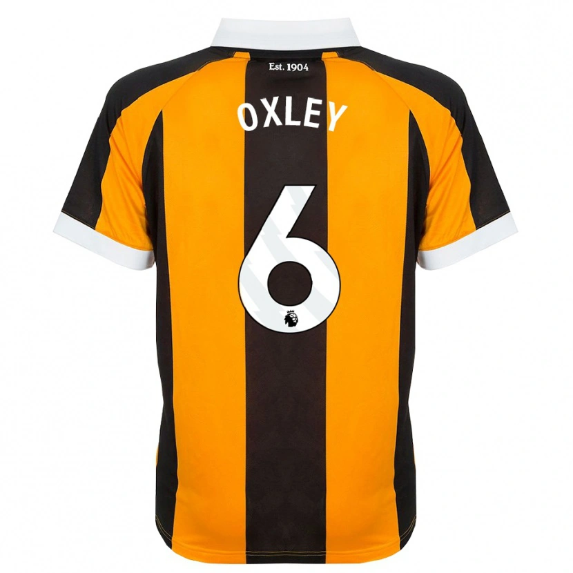 Danxen Mulher Camisola Tilly Oxley #6 Laranja Preto Branco Principal 2026/27 Camisa