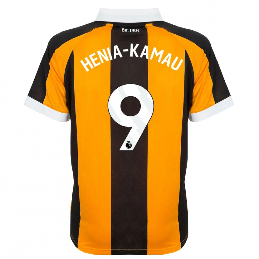 Danxen Mulher Camisola Sammy Henia-Kamau #9 Laranja Preto Branco Principal 2026/27 Camisa