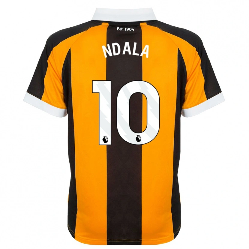 Danxen Mulher Camisola Joel Ndala #10 Laranja Preto Branco Principal 2026/27 Camisa