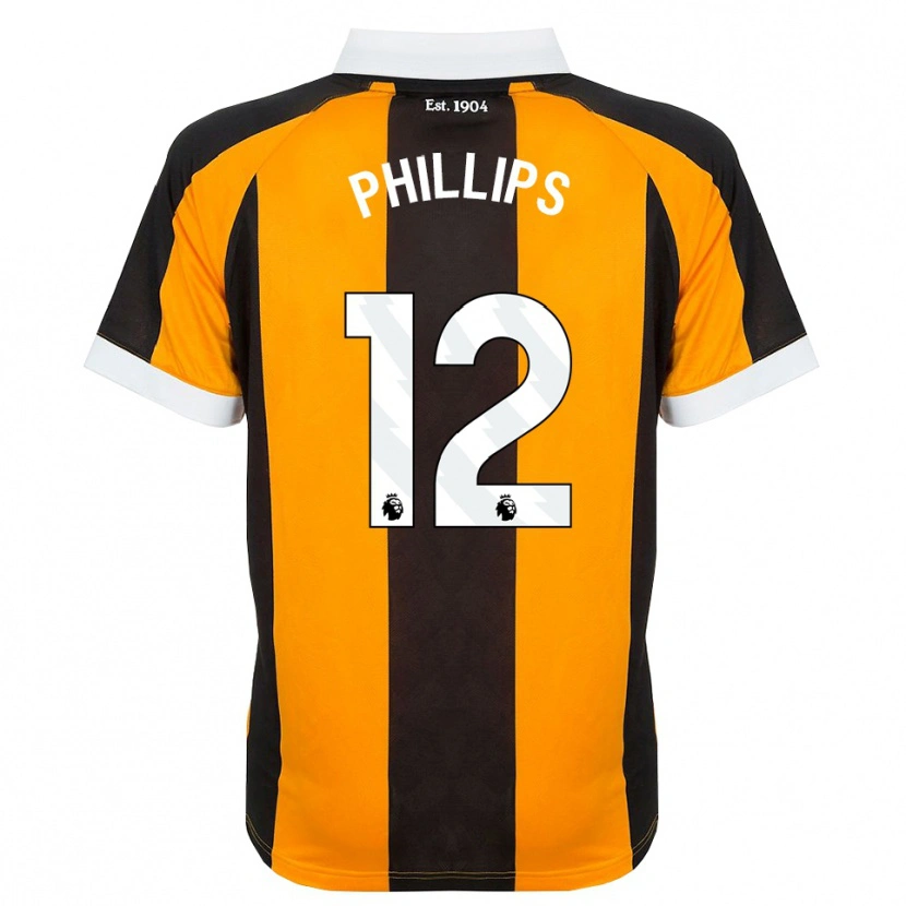 Danxen Mulher Camisola Dillon Phillips #12 Laranja Preto Branco Principal 2026/27 Camisa