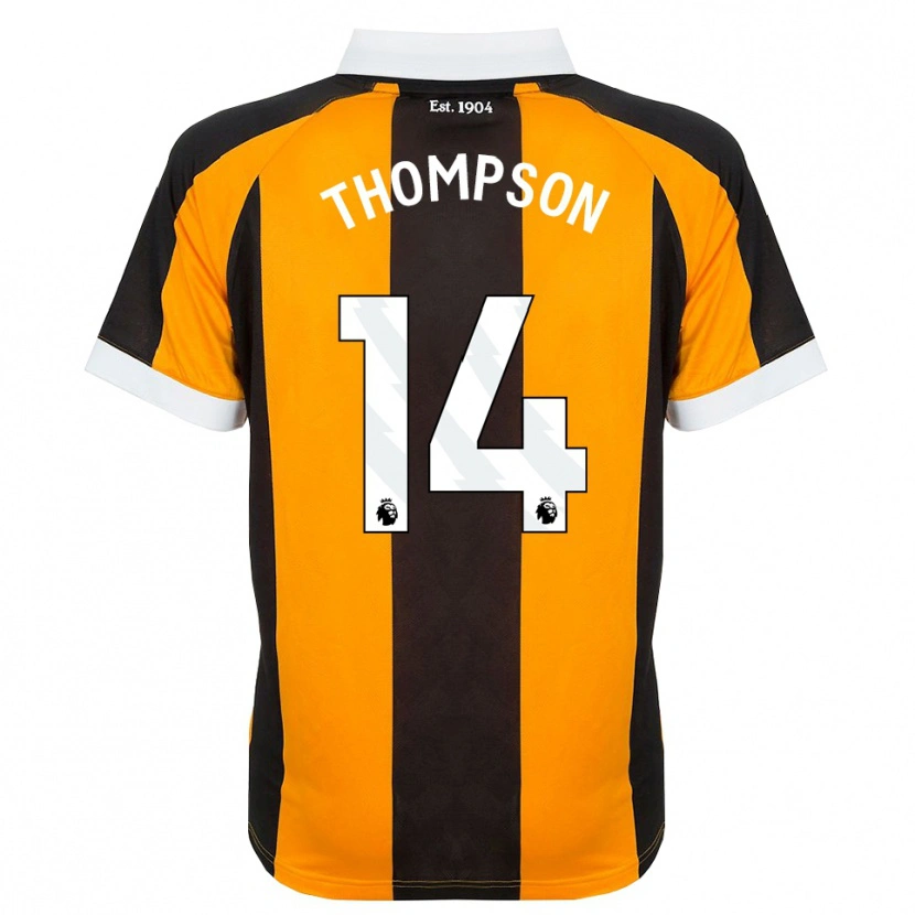 Danxen Mulher Camisola Katie Thompson #14 Laranja Preto Branco Principal 2026/27 Camisa
