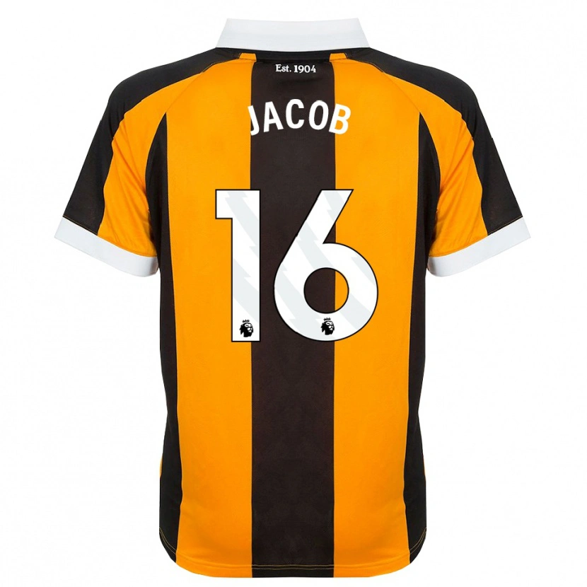 Danxen Mulher Camisola Matty Jacob #16 Laranja Preto Branco Principal 2026/27 Camisa