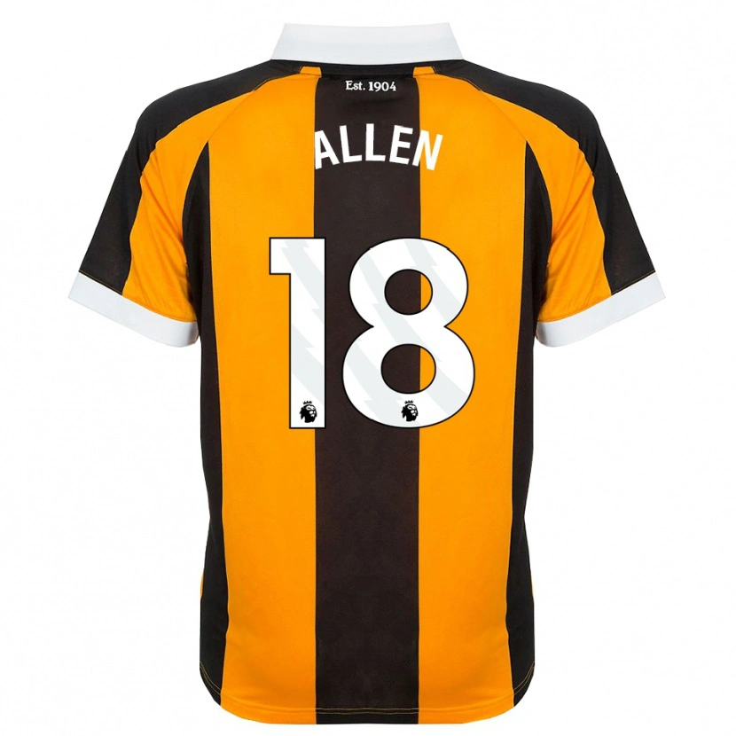 Danxen Mulher Camisola Aaliyah Allen #18 Laranja Preto Branco Principal 2026/27 Camisa