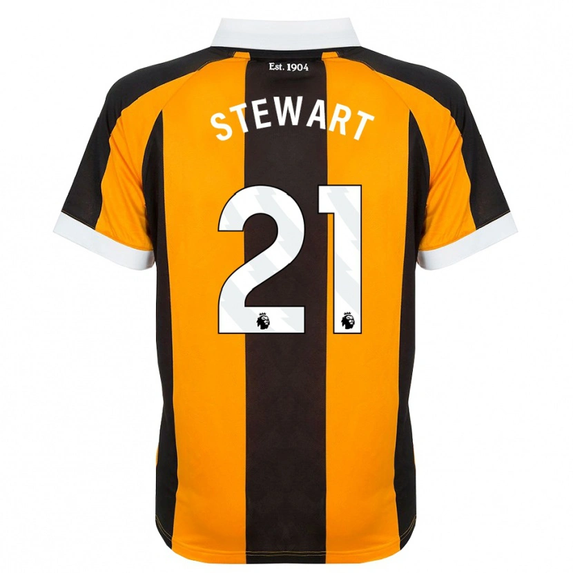 Danxen Mulher Camisola Alice Stewart #21 Laranja Preto Branco Principal 2026/27 Camisa