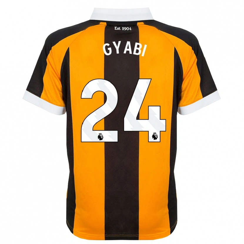 Danxen Mulher Camisola Darko Gyabi #24 Laranja Preto Branco Principal 2026/27 Camisa