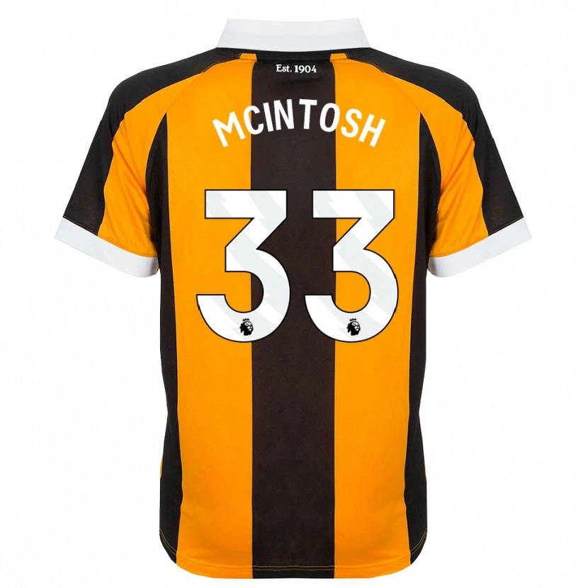 Danxen Mulher Camisola Lucy Mcintosh #33 Laranja Preto Branco Principal 2026/27 Camisa