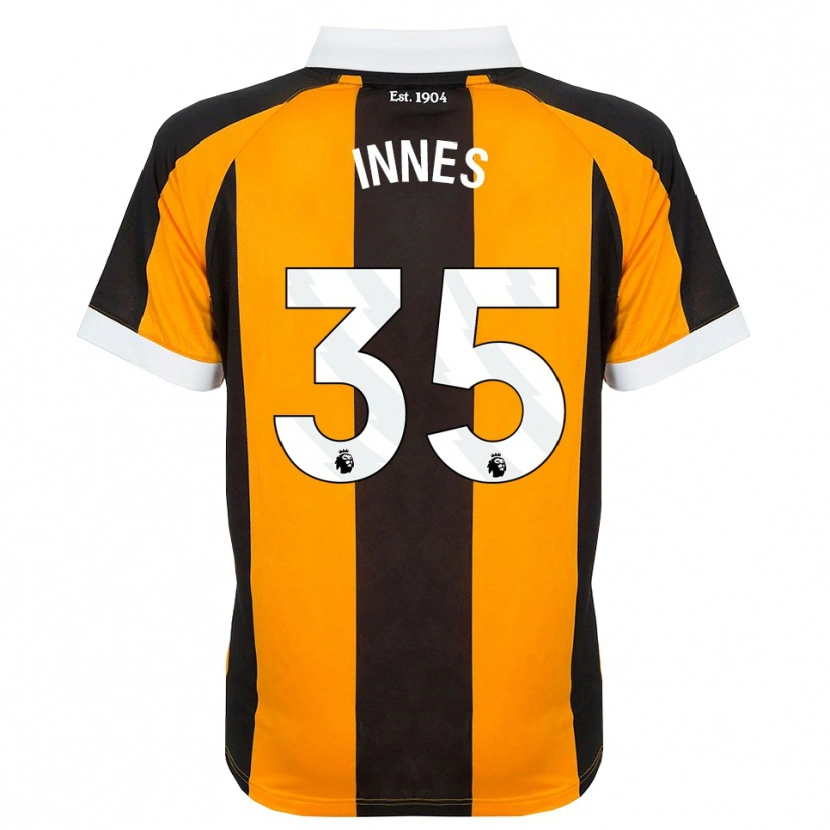 Danxen Mulher Camisola Emma Innes #35 Laranja Preto Branco Principal 2026/27 Camisa