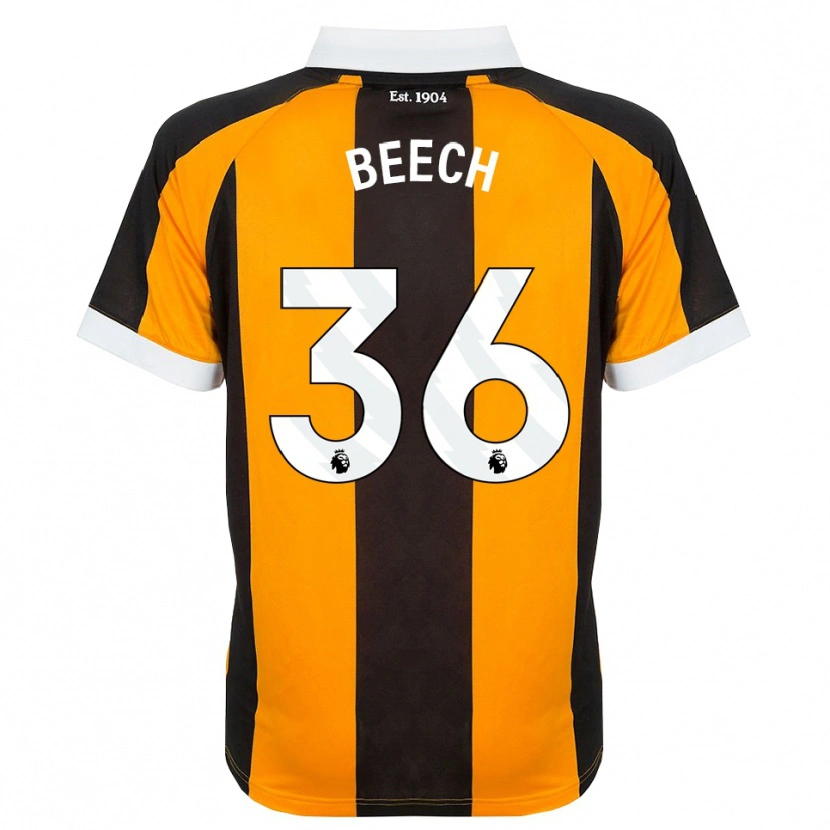 Danxen Mulher Camisola Amy Beech #36 Laranja Preto Branco Principal 2026/27 Camisa