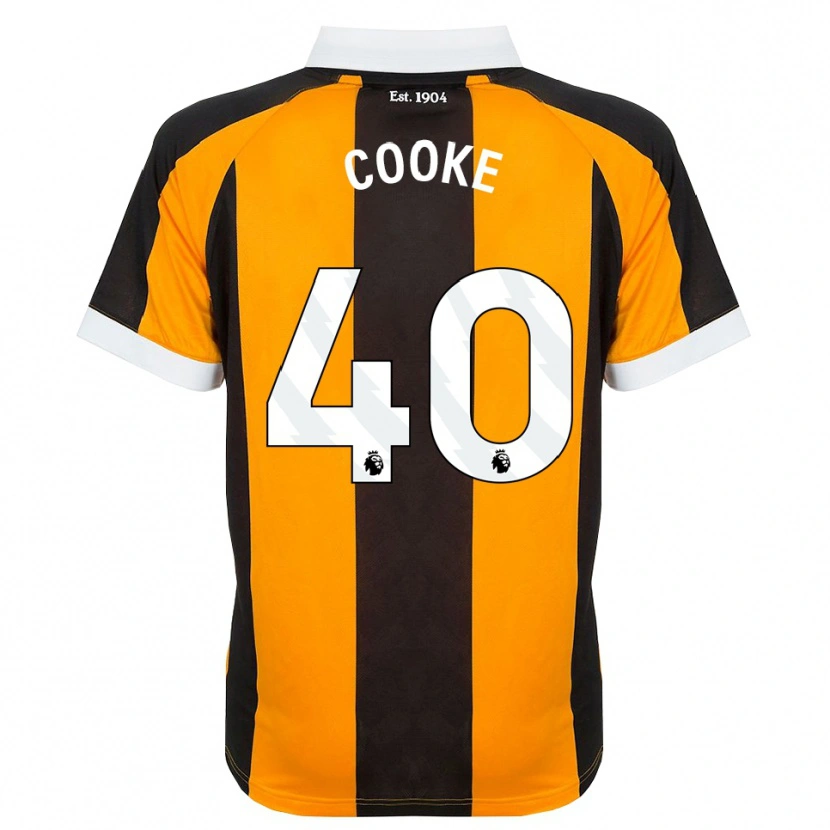 Danxen Mulher Camisola Megan Cooke #40 Laranja Preto Branco Principal 2026/27 Camisa