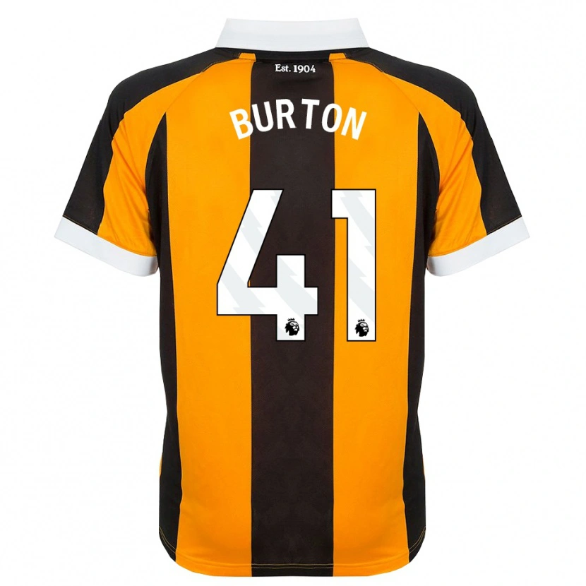Danxen Mulher Camisola Jess Burton #41 Laranja Preto Branco Principal 2026/27 Camisa