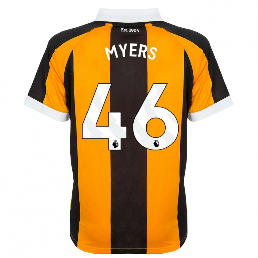 Danxen Mulher Camisola Zane Myers #46 Laranja Preto Branco Principal 2026/27 Camisa