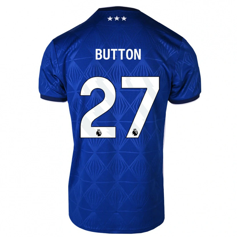 Danxen Mulher Camisola David Button #27 Azul Médio Branco Vermelho Principal 2026/27 Camisa