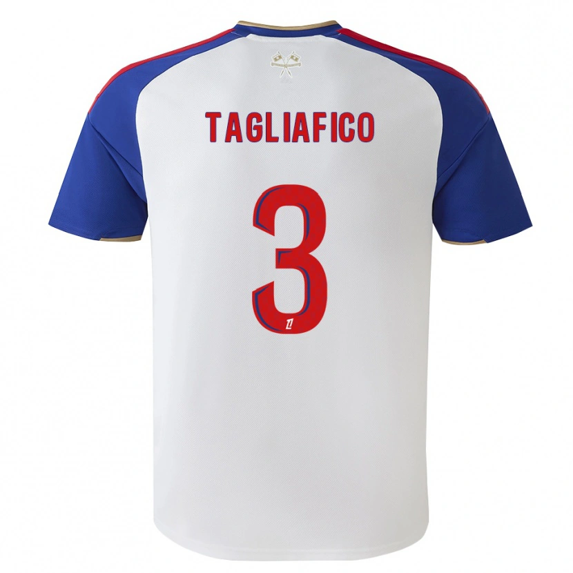 Danxen Mulher Camisola Nicolás Tagliafico #3 Azul Real Vermelho Branco Principal 2026/27 Camisa