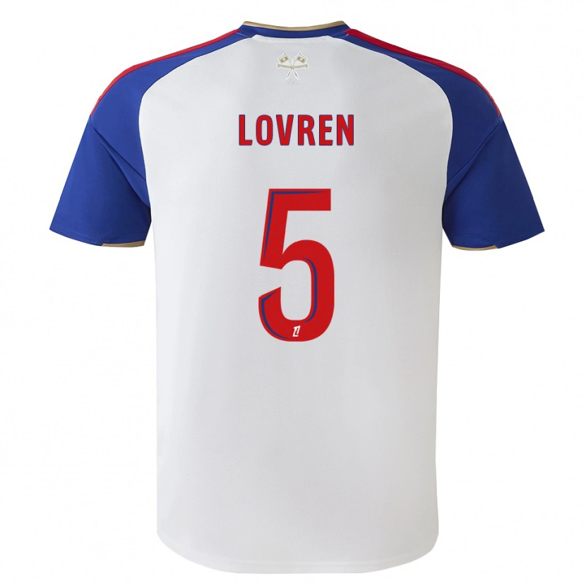 Danxen Mulher Camisola Dejan Lovren #5 Azul Real Vermelho Branco Principal 2026/27 Camisa