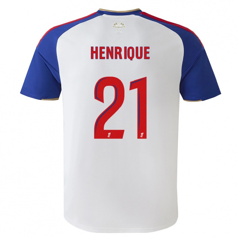 Danxen Mulher Camisola Henrique #21 Azul Real Vermelho Branco Principal 2026/27 Camisa