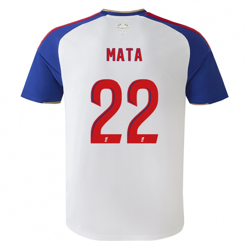 Danxen Mulher Camisola Clinton Mata #22 Azul Real Vermelho Branco Principal 2026/27 Camisa