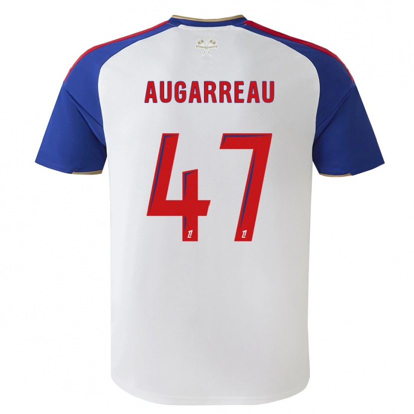 Danxen Mulher Camisola Sofiane Augarreau #47 Azul Real Vermelho Branco Principal 2026/27 Camisa