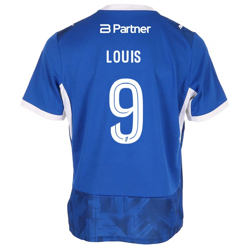 Danxen Mulher Camisola Thémis Louis #9 Azul Médio Branco Principal 2026/27 Camisa