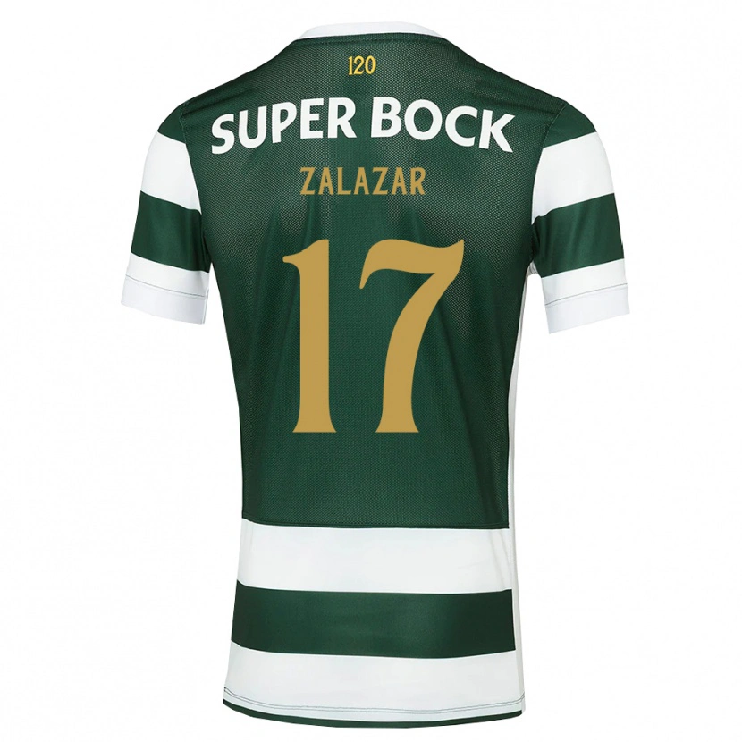 Danxen Mulher Camisola Rodrigo Zalazar #17 Darkslategray Branco Principal 2026/27 Camisa