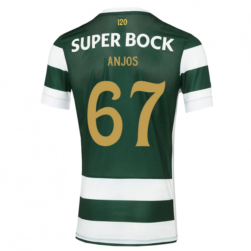 Danxen Mulher Camisola Lucas Anjos #67 Darkslategray Branco Principal 2026/27 Camisa