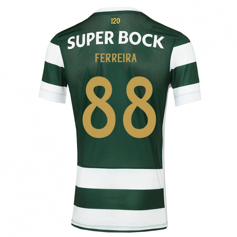 Danxen Mulher Camisola Tiago Ferreira #88 Darkslategray Branco Principal 2026/27 Camisa