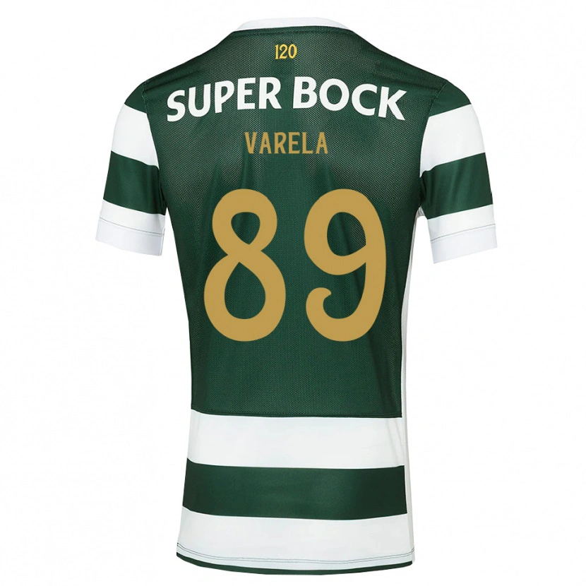 Danxen Mulher Camisola Leonardo Varela #89 Darkslategray Branco Principal 2026/27 Camisa