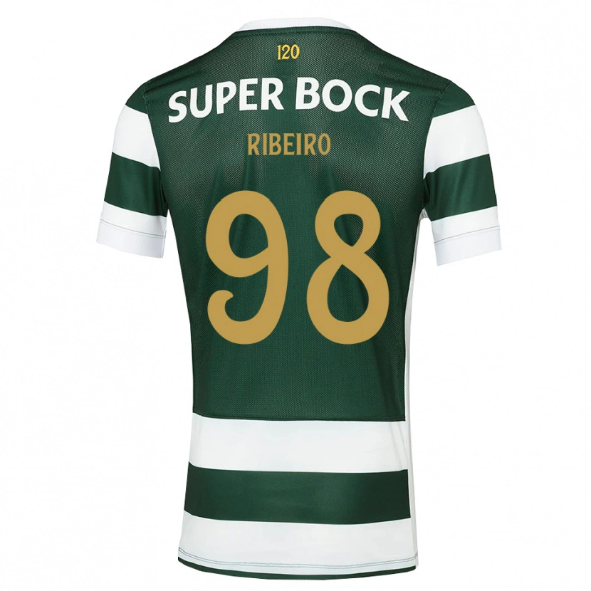 Danxen Mulher Camisola Martim Ribeiro #98 Darkslategray Branco Principal 2026/27 Camisa