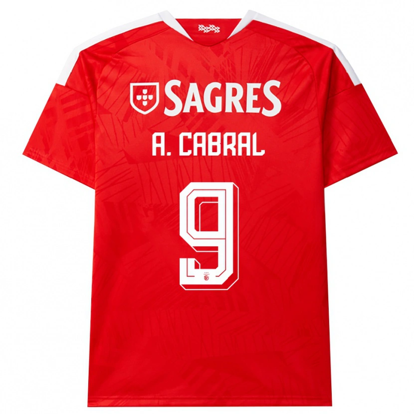 Danxen Mulher Camisola Arthur Cabral #9 Vermelho Branco Amarelo Principal 2026/27 Camisa