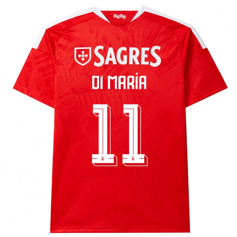 Danxen Mulher Camisola Angel Di Maria #11 Vermelho Branco Amarelo Principal 2026/27 Camisa