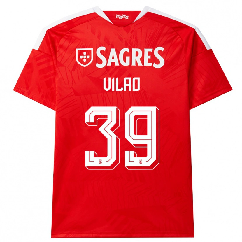Danxen Mulher Camisola Carolina Vilao #39 Vermelho Branco Amarelo Principal 2026/27 Camisa
