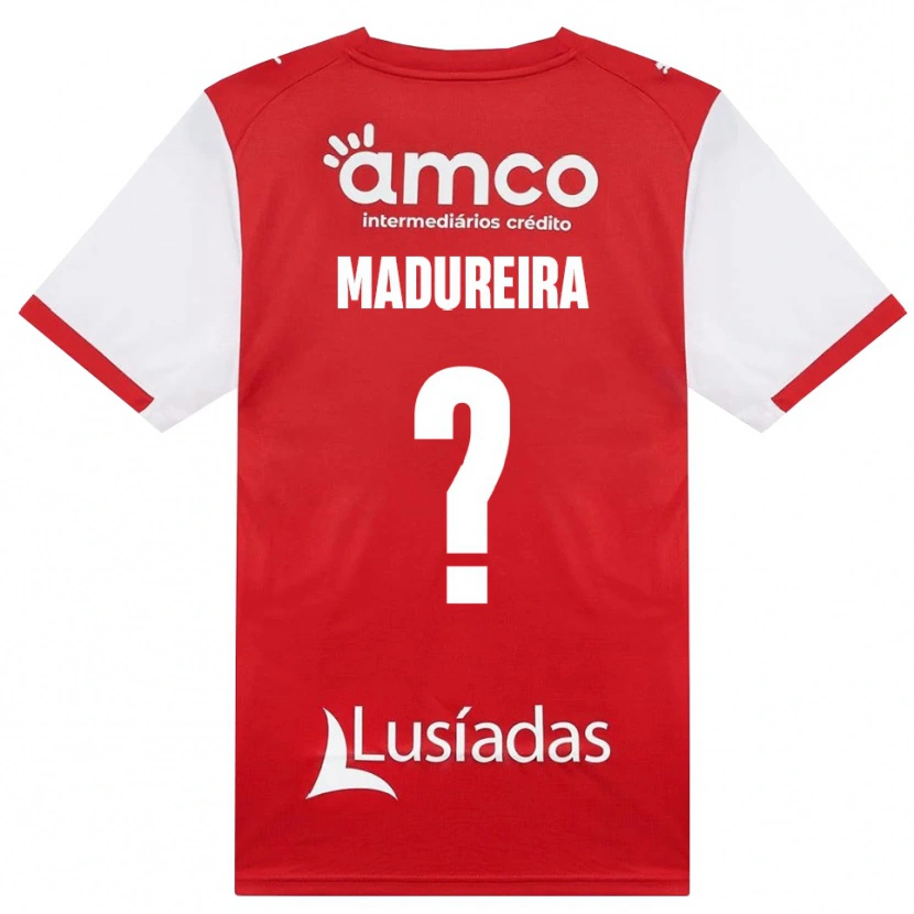Danxen Mulher Camisola João Madureira #0 Branco Vermelho Preto Principal 2026/27 Camisa